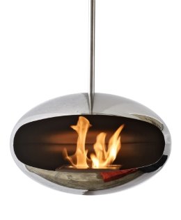 Биокамин Cocoon Fires подвесной Aeris Stainless Steel